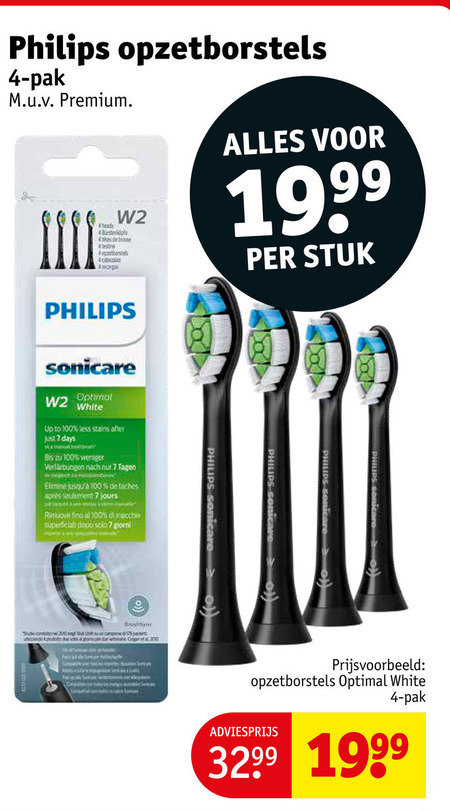 Philips   opzetborstel folder aanbieding bij  Kruidvat - details