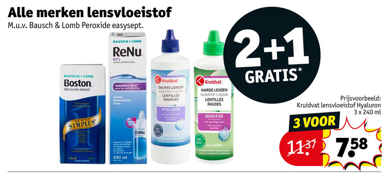 Alle merken   contactlensvloeistof folder aanbieding bij  Kruidvat - details