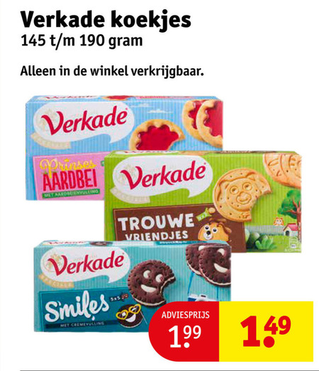 Verkade   biscuits folder aanbieding bij  Kruidvat - details