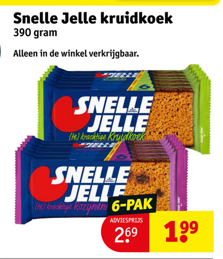 Snelle Jelle   ontbijtkoekreep folder aanbieding bij  Kruidvat - details