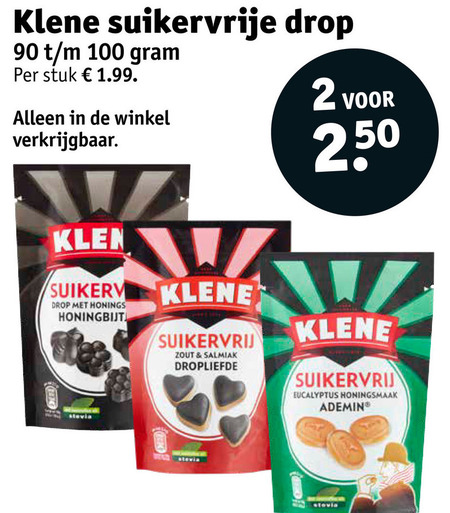 Klene   drop folder aanbieding bij  Kruidvat - details