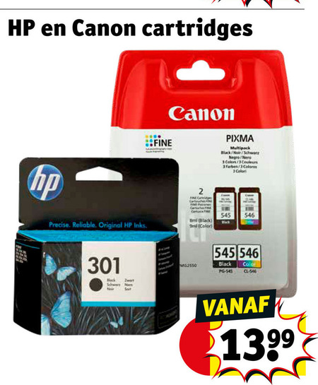 HP   printerinkt folder aanbieding bij  Kruidvat - details