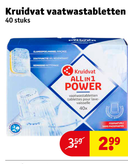 Kruidvat Huismerk   vaatwasmiddel folder aanbieding bij  Kruidvat - details