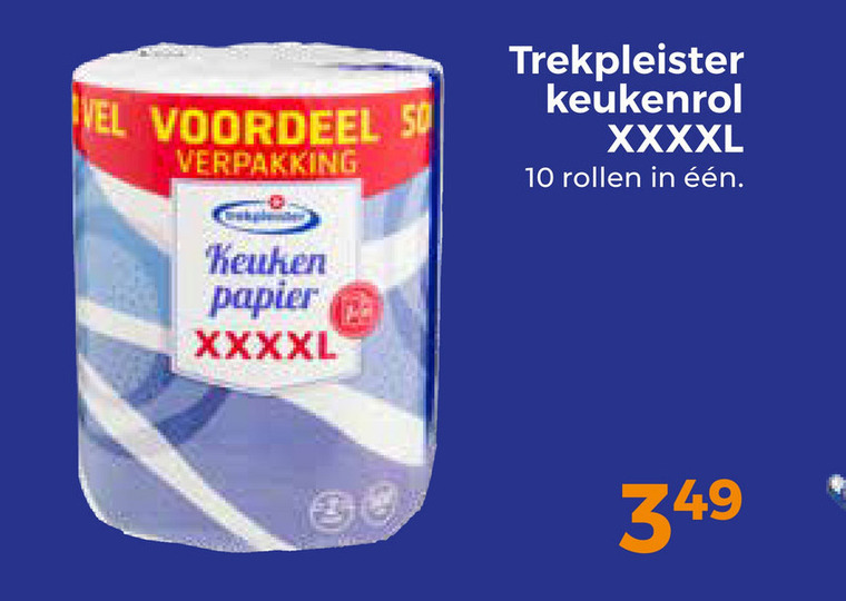 Trekpleister Huismerk   keukenpapier folder aanbieding bij  Trekpleister - details