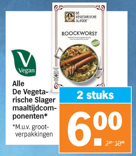 De vegetarische Slager   vegetarisch folder aanbieding bij  Albert Heijn - details