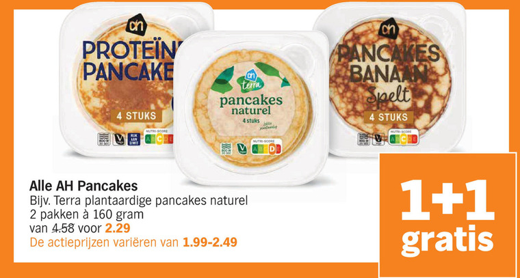 Albert Heijn Huismerk   pannenkoek folder aanbieding bij  Albert Heijn - details