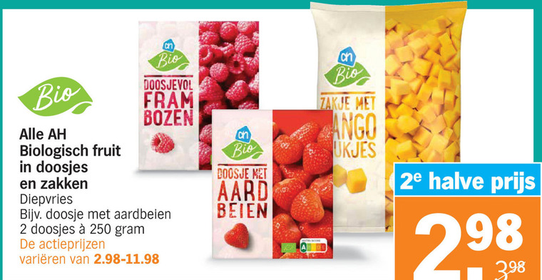 Albert Heijn Huismerk   diepvriesfruit folder aanbieding bij  Albert Heijn - details