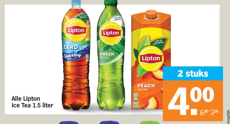 Lipton   ice tea folder aanbieding bij  Albert Heijn - details