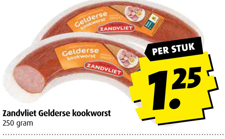 Zandvliet   gekookte gelderse worst folder aanbieding bij  Boni - details