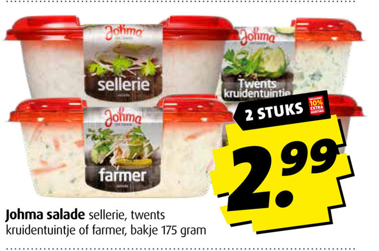 Johma   salade folder aanbieding bij  Boni - details