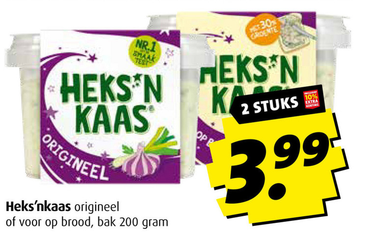 Heksnkaas   roomkaas folder aanbieding bij  Boni - details