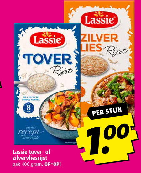 Lassie   rijst folder aanbieding bij  Boni - details