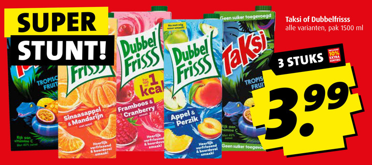 Taksi   fruitdrank folder aanbieding bij  Boni - details