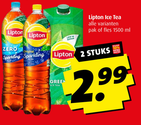 Lipton   ice tea folder aanbieding bij  Boni - details