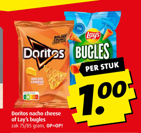 Doritos   chips, zoutje folder aanbieding bij  Boni - details