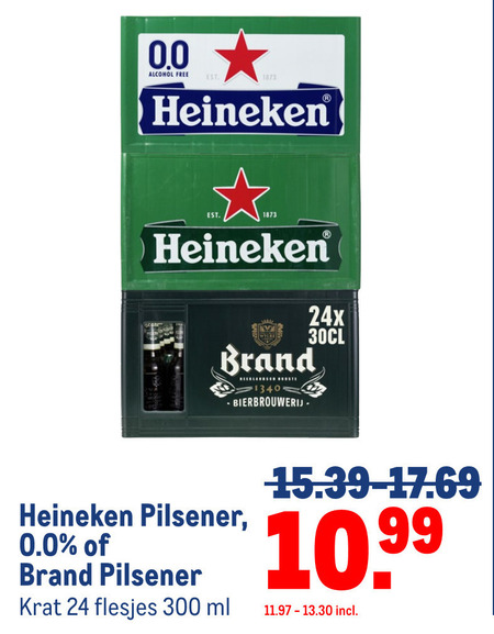 Brand   krat bier folder aanbieding bij  Makro - details