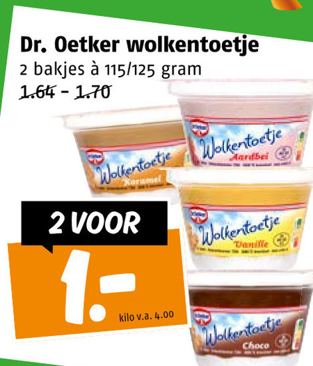 Dr Oetker   toetje folder aanbieding bij  Poiesz - details