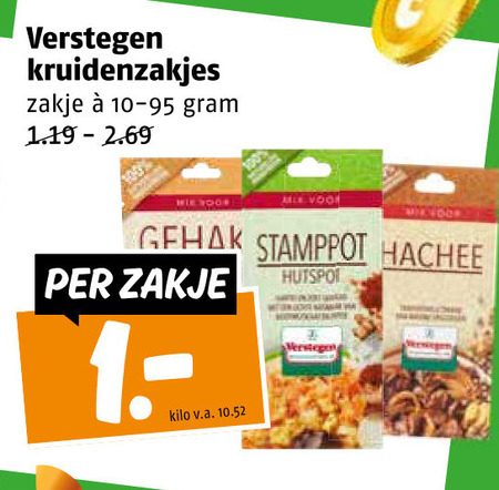 Verstegen   kruiden folder aanbieding bij  Poiesz - details