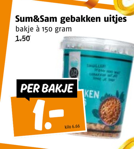 Sum and Sam   gebakken uitjes folder aanbieding bij  Poiesz - details