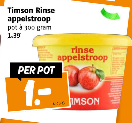 Timson   appelstroop folder aanbieding bij  Poiesz - details