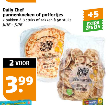 Daily Chef   poffertjes, pannenkoek folder aanbieding bij  Poiesz - details