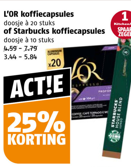 Starbucks   koffiecups folder aanbieding bij  Poiesz - details