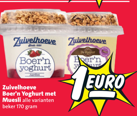 Zuivelhoeve   vruchtenyoghurt folder aanbieding bij  Nettorama - details