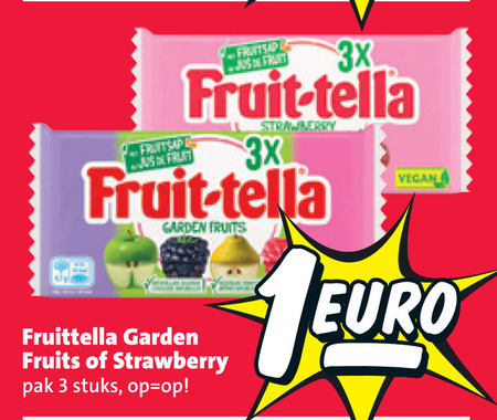 Fruit-Tella   snoep folder aanbieding bij  Nettorama - details