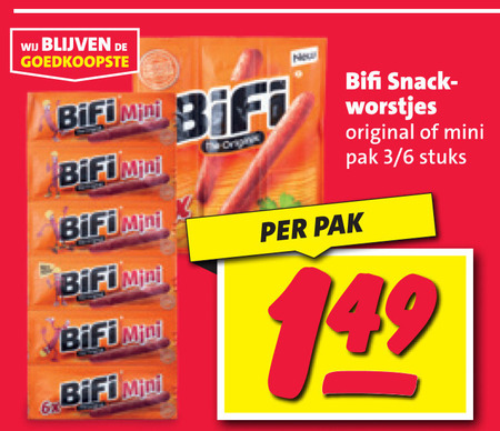 Bifi   bierworstjes folder aanbieding bij  Nettorama - details