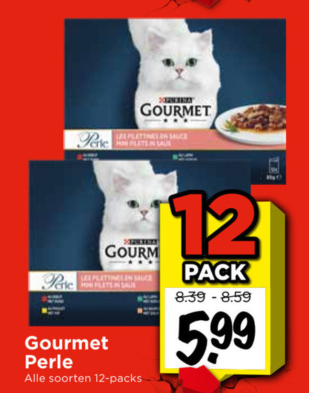 Gourmet   kattenvoer folder aanbieding bij  Vomar - details