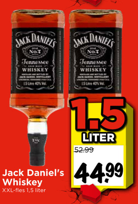 Jack Daniels   whisky folder aanbieding bij  Vomar - details