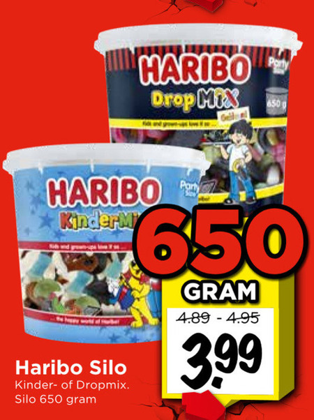 Haribo   snoep, drop folder aanbieding bij  Vomar - details