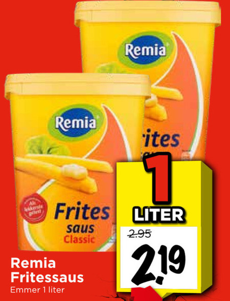 Remia   fritessaus folder aanbieding bij  Vomar - details