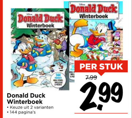 Donald Duck   stripboek folder aanbieding bij  Vomar - details