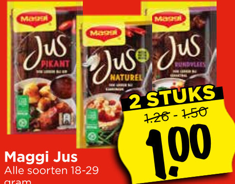 Maggi   jus folder aanbieding bij  Vomar - details