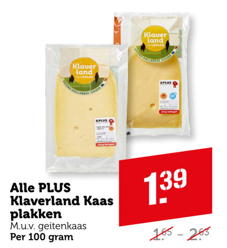 Klaverland   kaasplakken folder aanbieding bij  Coop - details