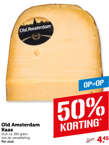 Old Amsterdam   kaas folder aanbieding bij  Coop - details