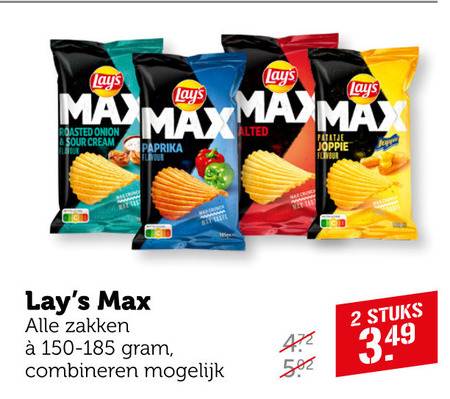 Lays   chips folder aanbieding bij  Coop - details