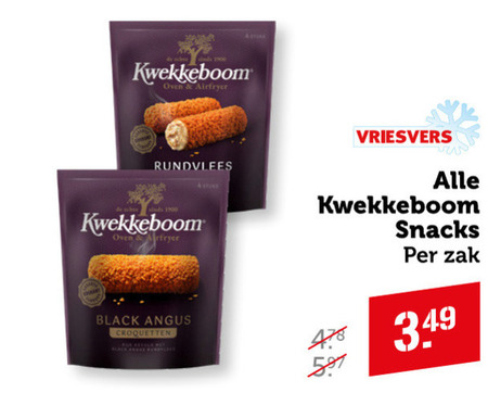 Kwekkeboom   kroket, bitterballen folder aanbieding bij  Coop - details