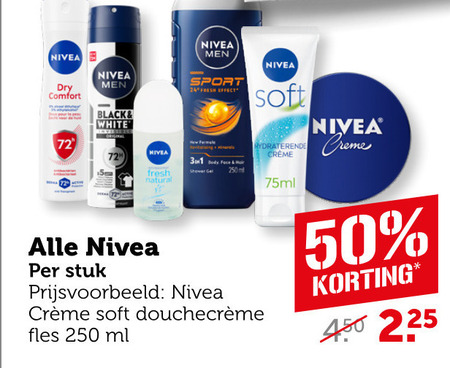 Nivea   bodylotion, douchegel folder aanbieding bij  Coop - details