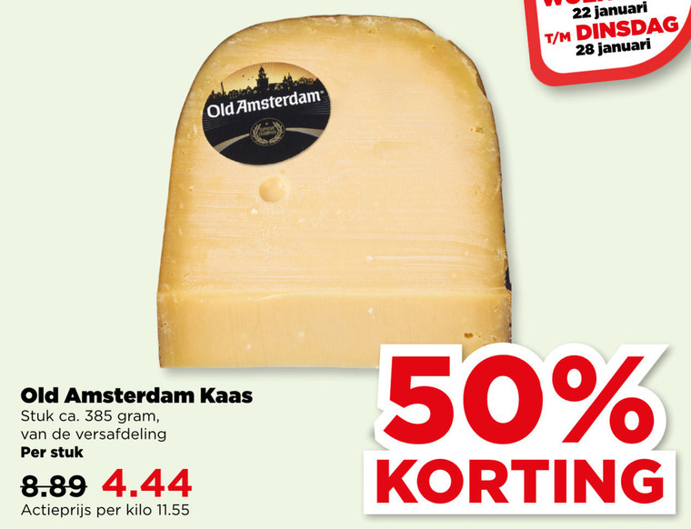 Old Amsterdam   kaas folder aanbieding bij  Plus - details