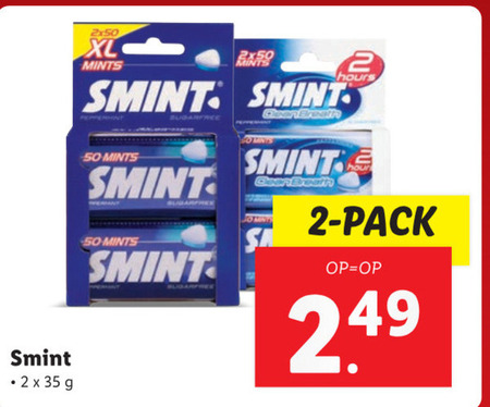 Smint   kauwgom folder aanbieding bij  Lidl - details