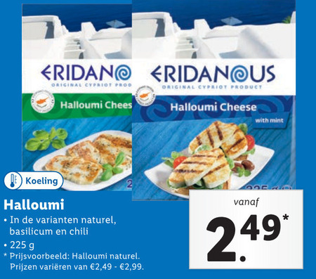 Eridanous   buitenlandse kaas folder aanbieding bij  Lidl - details