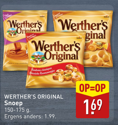 Werthers Original   snoep folder aanbieding bij  Aldi - details