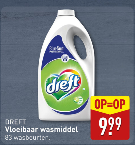 Dreft   wasmiddel folder aanbieding bij  Aldi - details