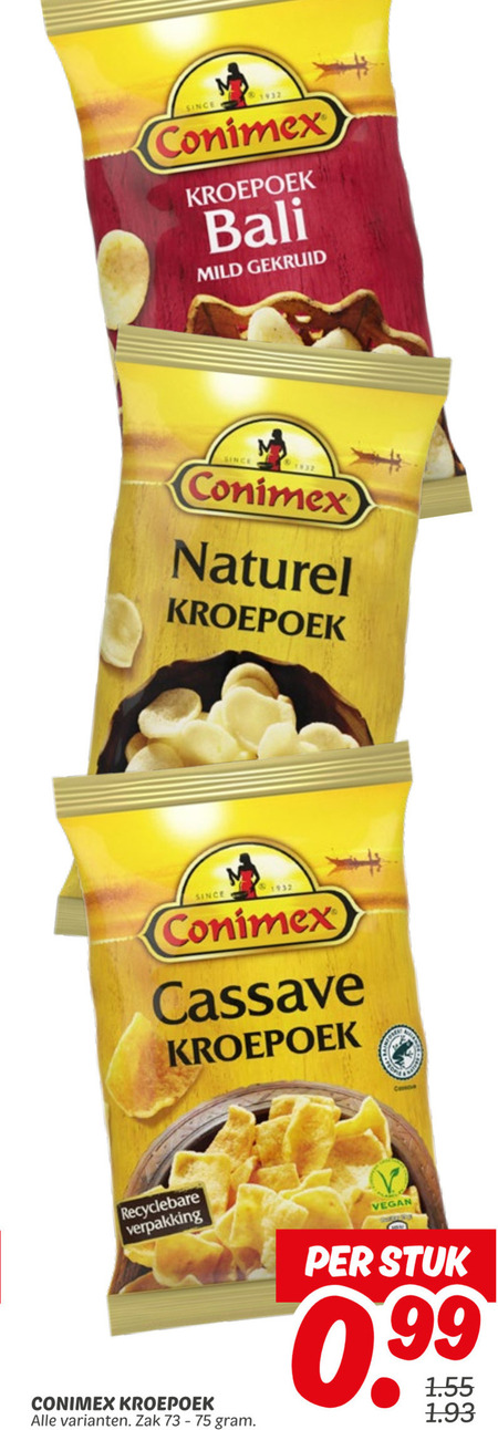 Conimex   kroepoek folder aanbieding bij  Dekamarkt - details