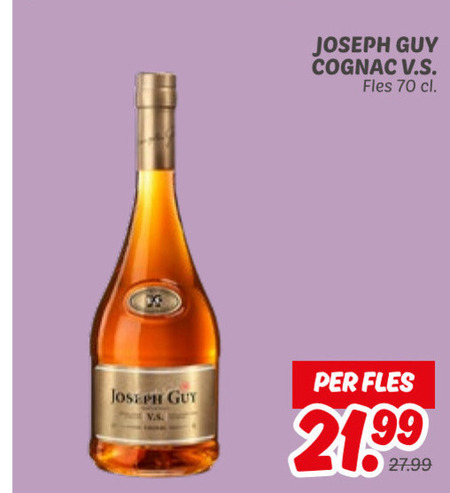 Joseph Guy   cognac folder aanbieding bij  Dekamarkt - details