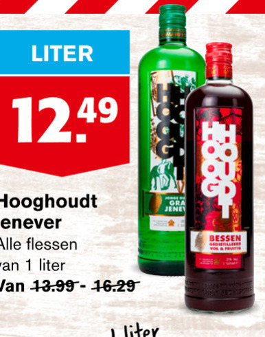 Hooghoudt   jenever folder aanbieding bij  Hoogvliet - details