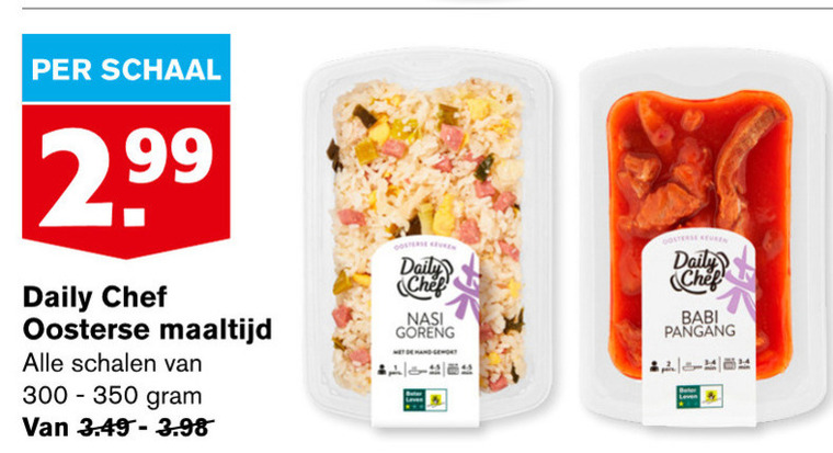 Daily Chef   oosterse maaltijd folder aanbieding bij  Hoogvliet - details