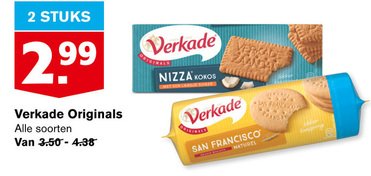 Verkade   biscuits folder aanbieding bij  Hoogvliet - details